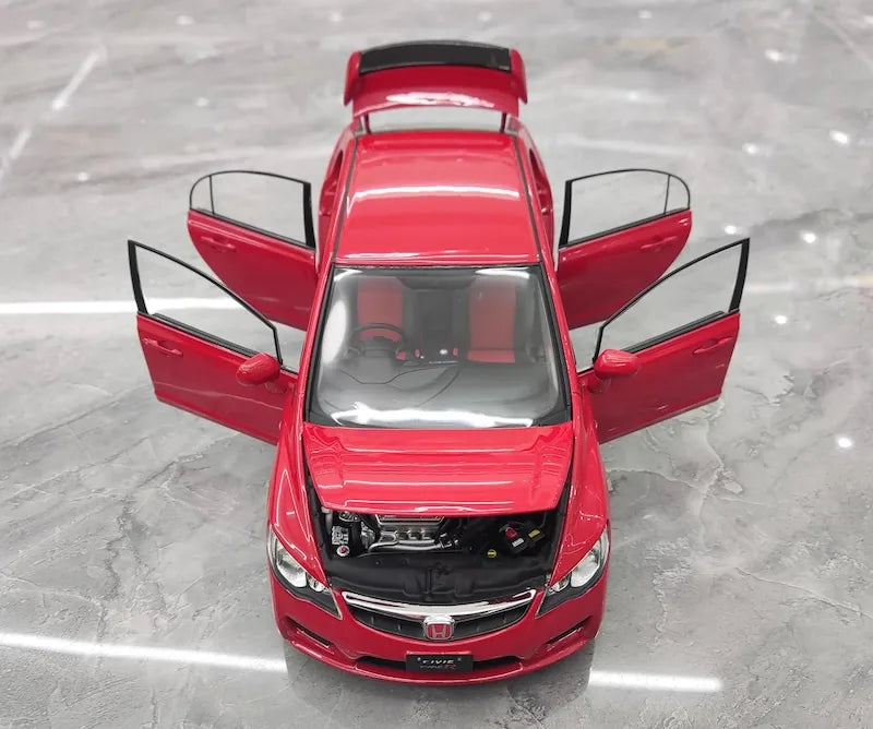 1:18 Honda 2007 Civic Type R FD2 Red Die Cast Model Car
