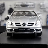 [Hot Works] 1:18 Mercedes-Benz 2004 SLK55 AMG silver modellbil Die-Cast