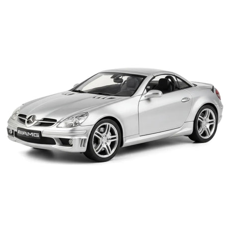 [Hot Works] 1:18 Mercedes-Benz 2004 SLK55 AMG Silver Model Car Die-Cast