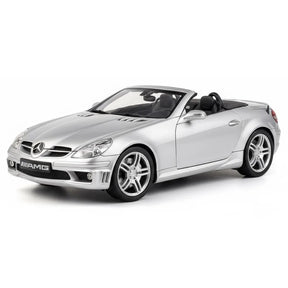 [Hot Works] 1:18 Mercedes-Benz 2004 SLK55 AMG silver modellbil Die-Cast