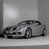 [Hot Works] 1:18 Mercedes-Benz 2004 SLK55 AMG silver modellbil Die-Cast