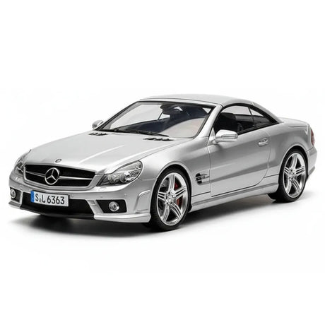 [Hot Works] 1:18 Mercedes-Benz 2008 SL63 AMG R230 Silver Model Car Die-Cast