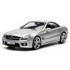 [Hot Works] 1:18 Mercedes-Benz 2008 SL63 AMG R230 Silver Model Car Die-Cast