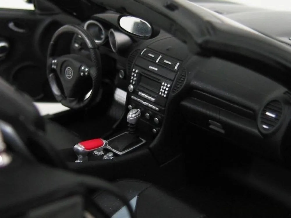 [Hot Works] 1:18 Mercedes-Benz 2009 SLK55 AMG Brabus Black Model Car Die-Cast