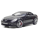 [Hot Works] 1:18 Mercedes-Benz 2009 SLK55 AMG Brabus svart modellbil Die-Cast