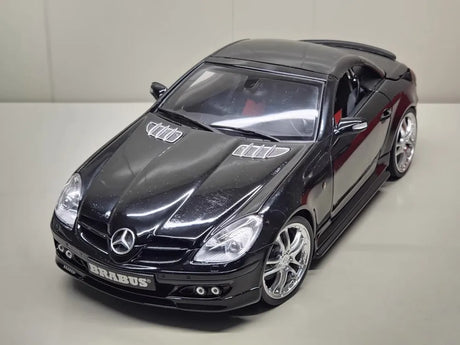 [Hot Works] 1:18 Mercedes-Benz 2009 SLK55 AMG Brabus Black Model Car Die-Cast