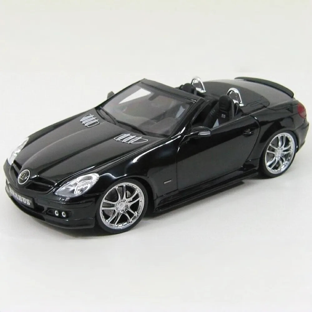 [Hot Works] 1:18 Mercedes-Benz 2009 SLK55 AMG Brabus Black Model Car Die-Cast