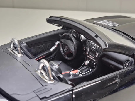 [Hot Works] 1:18 Mercedes-Benz 2009 SLK55 AMG Brabus Black Model Car Die-Cast