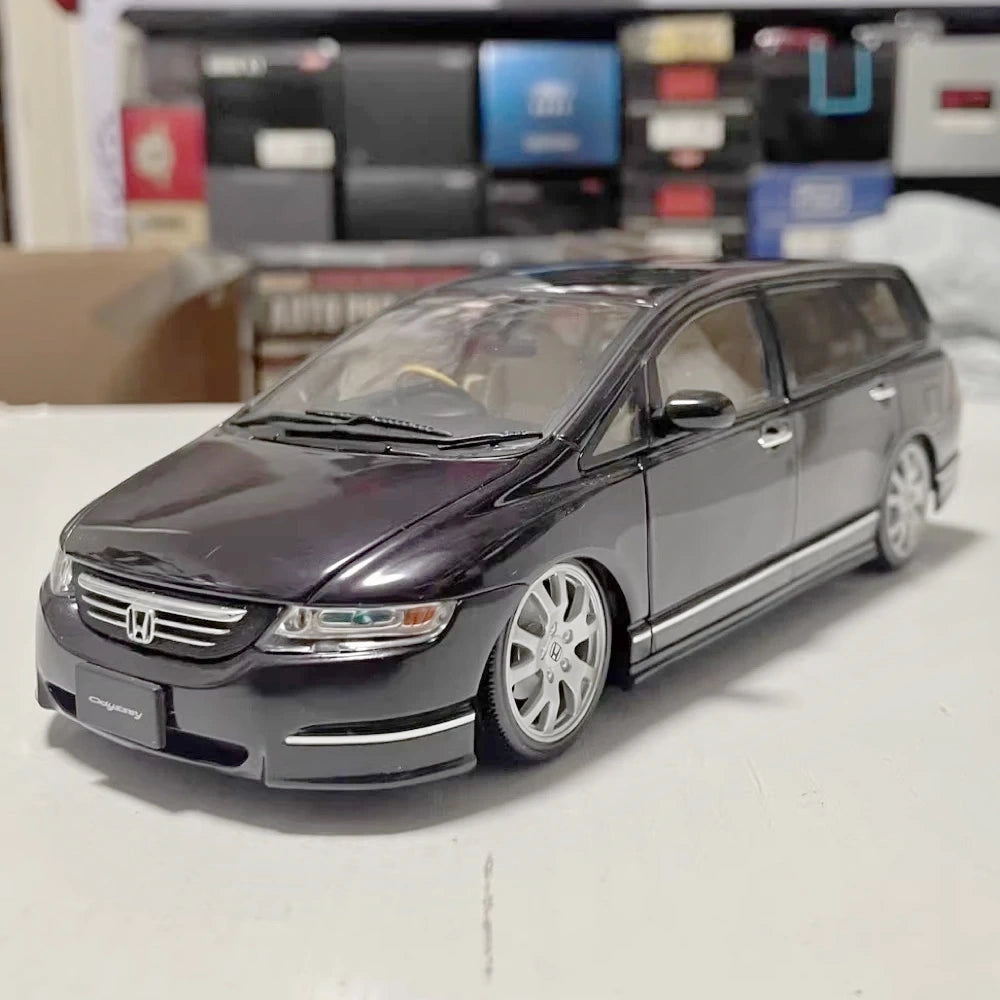 [Hot Works] 1:24 Honda 2004 Odyssey Mugen Blue Model Car Die-Cast