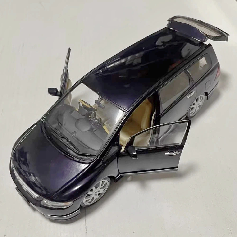 [Hot Works] 1:24 Honda 2004 Odyssey Mugen Blue Model Car Die-Cast