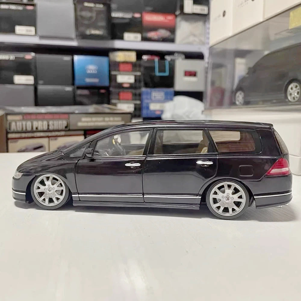 [Hot Works] 1:24 Honda 2004 Odyssey Mugen Blue Model Car Die-Cast
