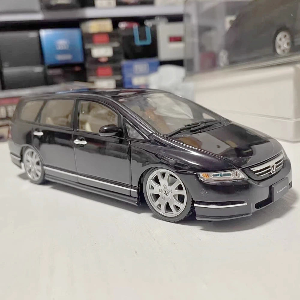 [Hot Works] 1:24 Honda 2004 Odyssey Mugen Blue Model Car Die-Cast
