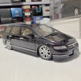 [Hot Works] 1:24 Honda 2004 Odyssey Mugen Blue Model Car Die-Cast