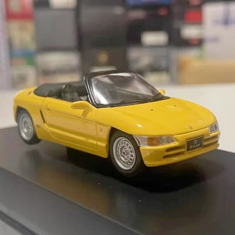 [Hot Works] 1:43 Honda 1991 Beat Yellow Model Car Die-Cast