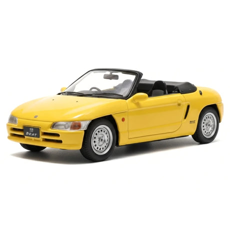 [Hot Works] 1:43 Honda 1991 Beat Yellow Model Car Die-Cast