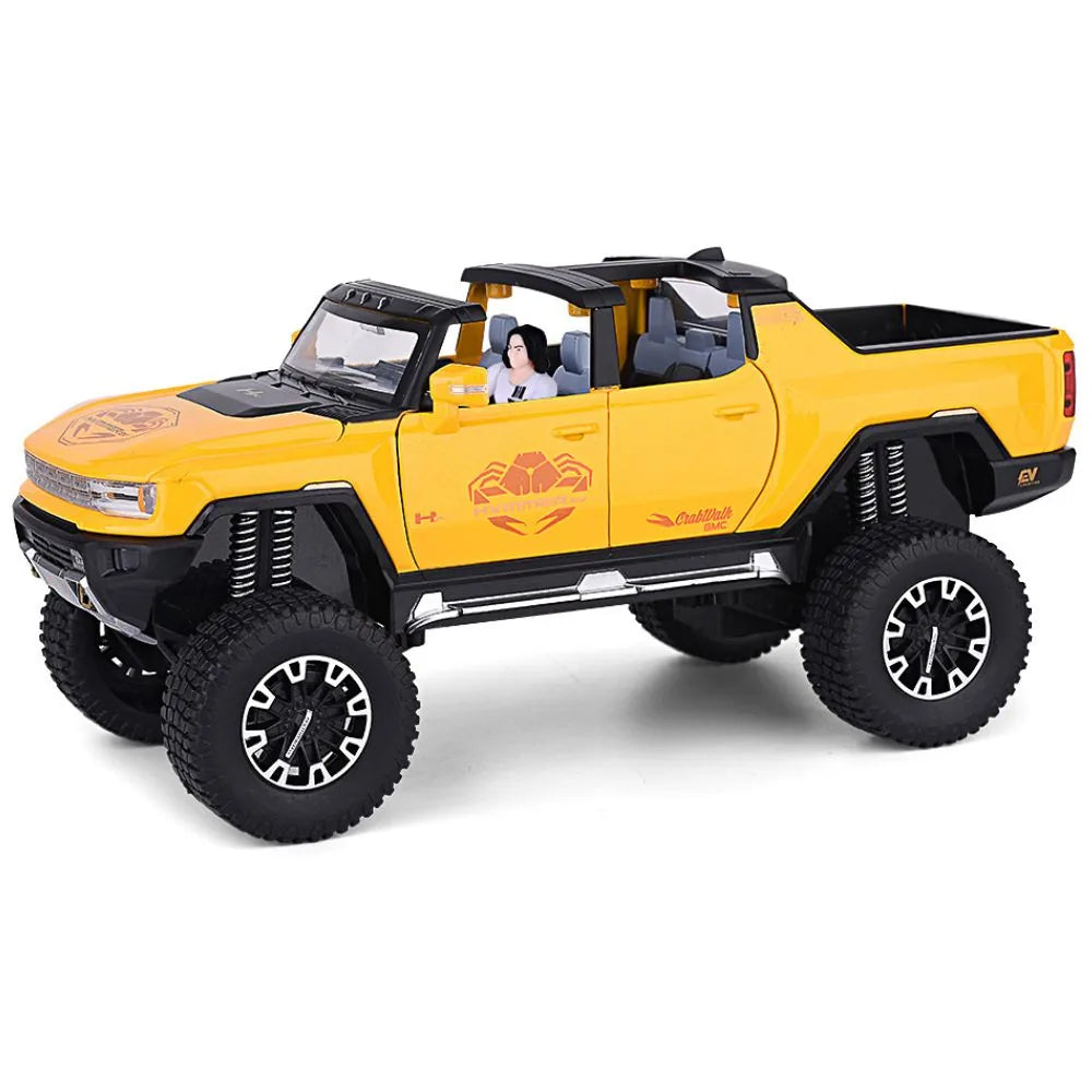 1:24 Hummer 2024 GMC EV Truck Convertible Die Cast Model Car