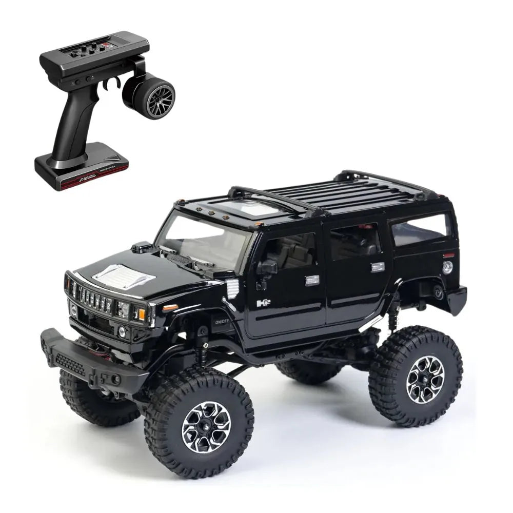 1:24 RC Car Hummer H2 Rock Crawler, 4WD Full-Proportion Off-Road