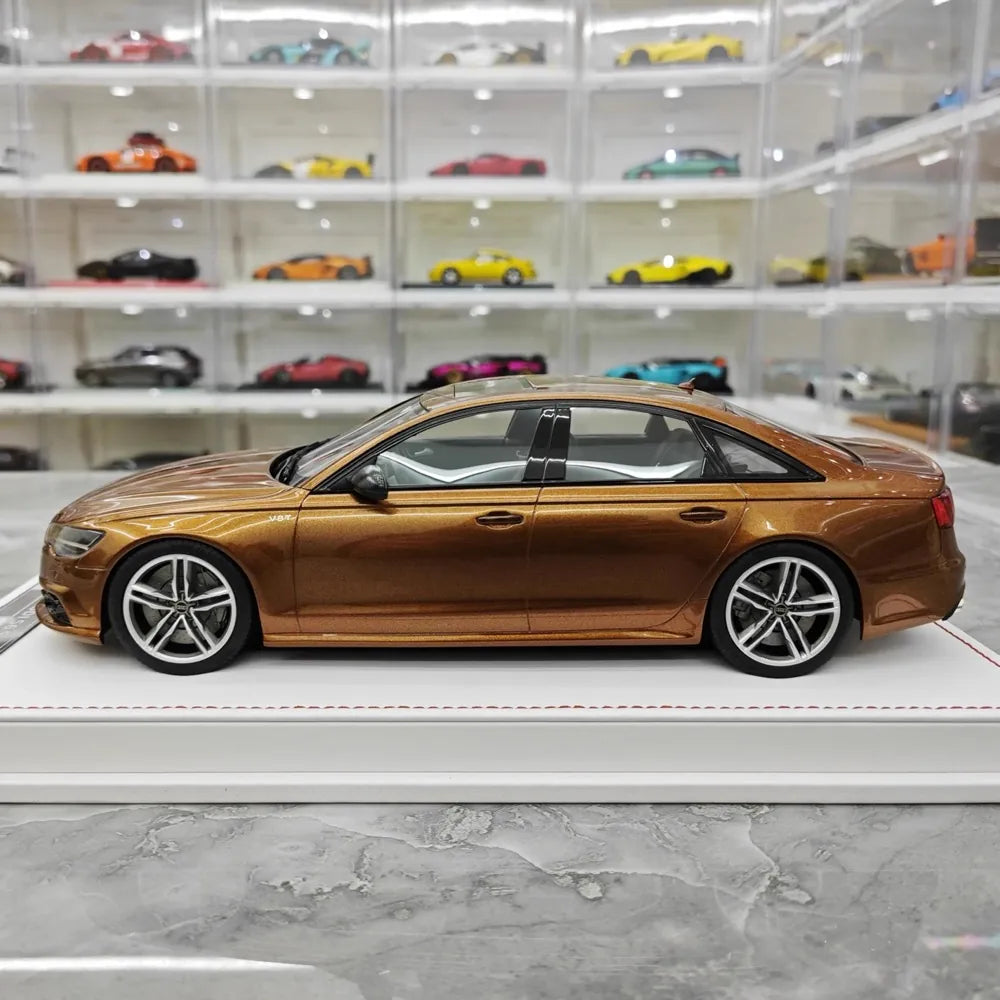 [IVY] 1:18 Audi 2012 S6 Sedan Gold Model Car Resin