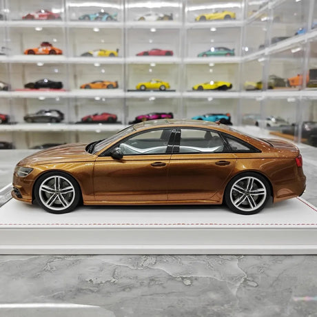 [IVY] 1:18 Audi 2012 S6 Sedan Gold Model Car Resin