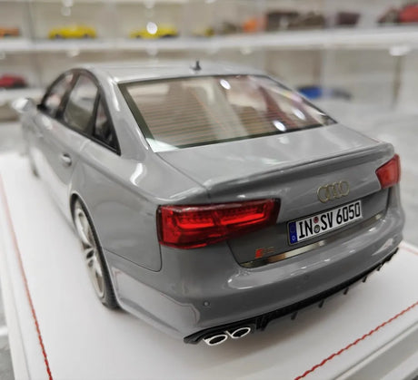 [IVY] 1:18 Audi 2012 S6 Sedan Gray Model Car Resin