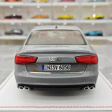 [IVY] 1:18 Audi 2012 S6 Sedan Gray Model Car Resin