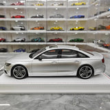 [IVY] 1:18 Audi 2012 S6 Sedan argent voiture miniature Resin