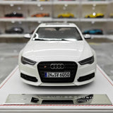 [IVY] 1:18 Audi 2012 S6 Sedan White Model Car Resin