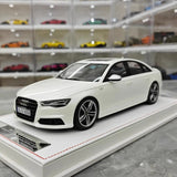 [IVY] 1:18 Audi 2012 S6 Sedan White Model Car Resin