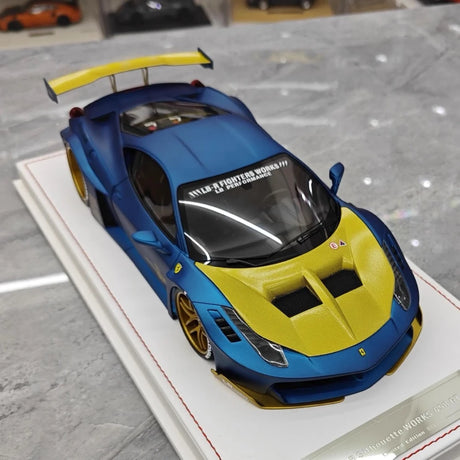 [IVY] 1:18 Ferrari 2009 458 Italia LBWK Silhouette GT Model Car Resin