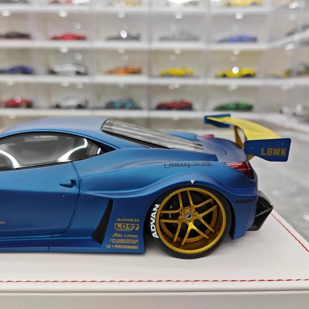 [IVY] 1:18 Ferrari 2009 458 Italia LBWK Silhouette GT Model Car Resin