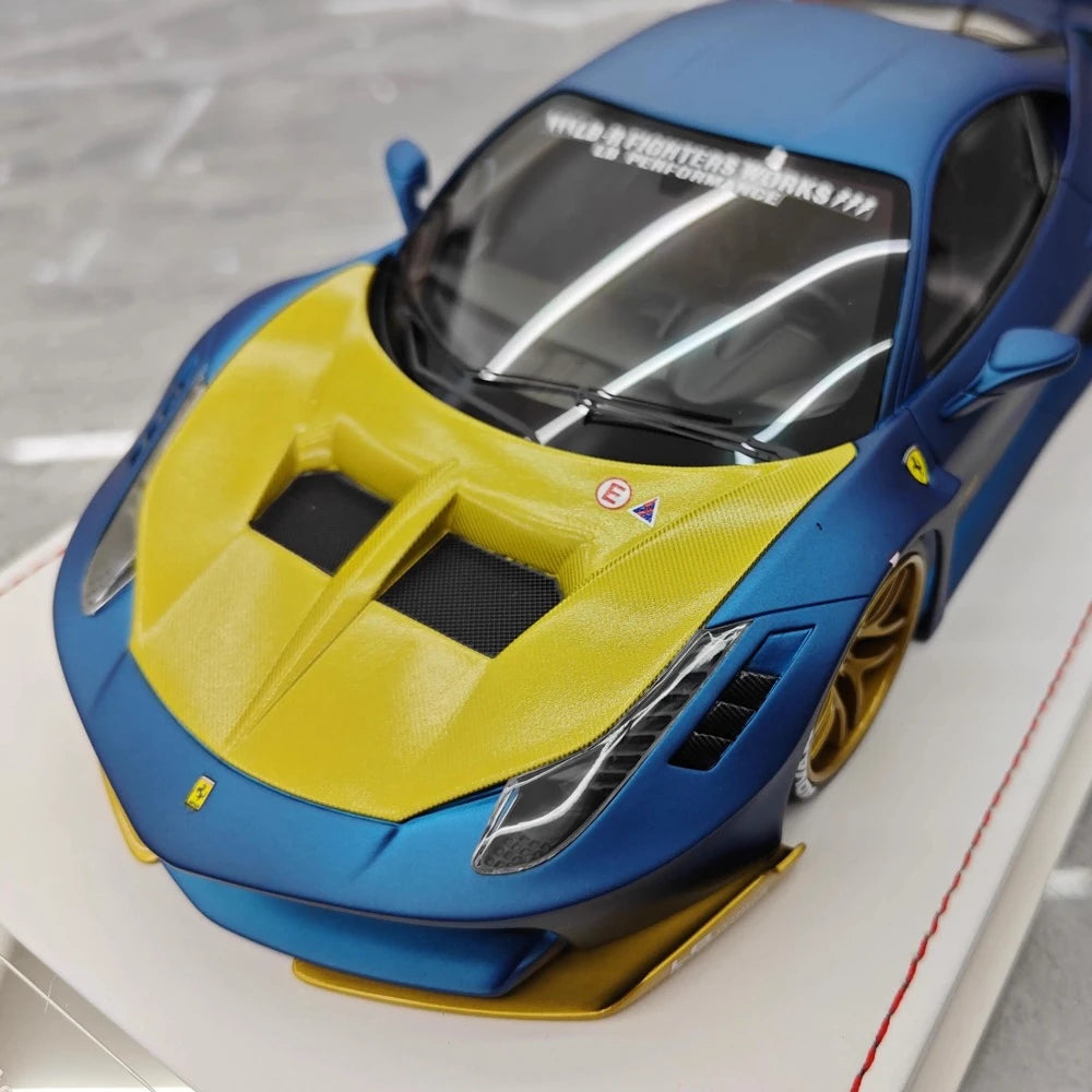 [IVY] 1:18 Ferrari 2009 458 Italia LBWK Silhouette GT Model Car Resin