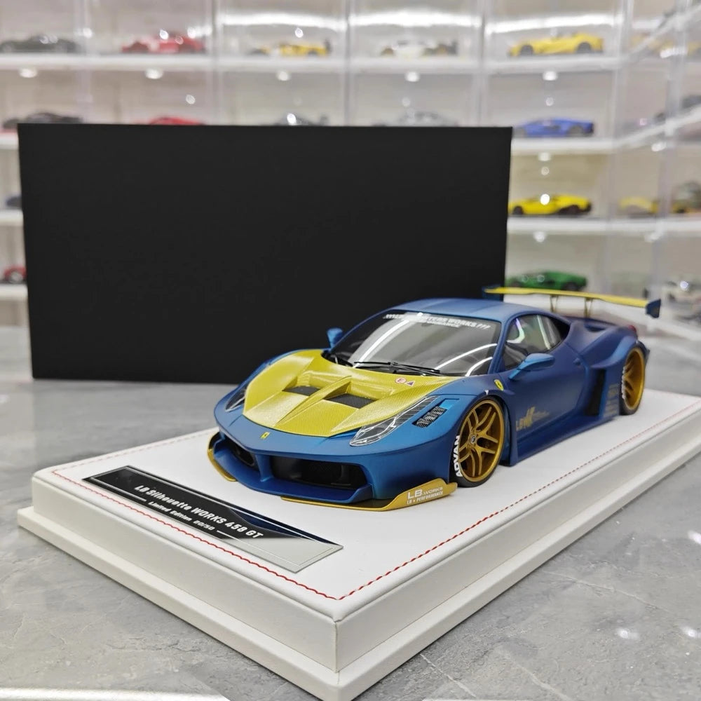 [IVY] 1:18 Ferrari 2009 458 Italia LBWK Silhouette GT Model Car Resin