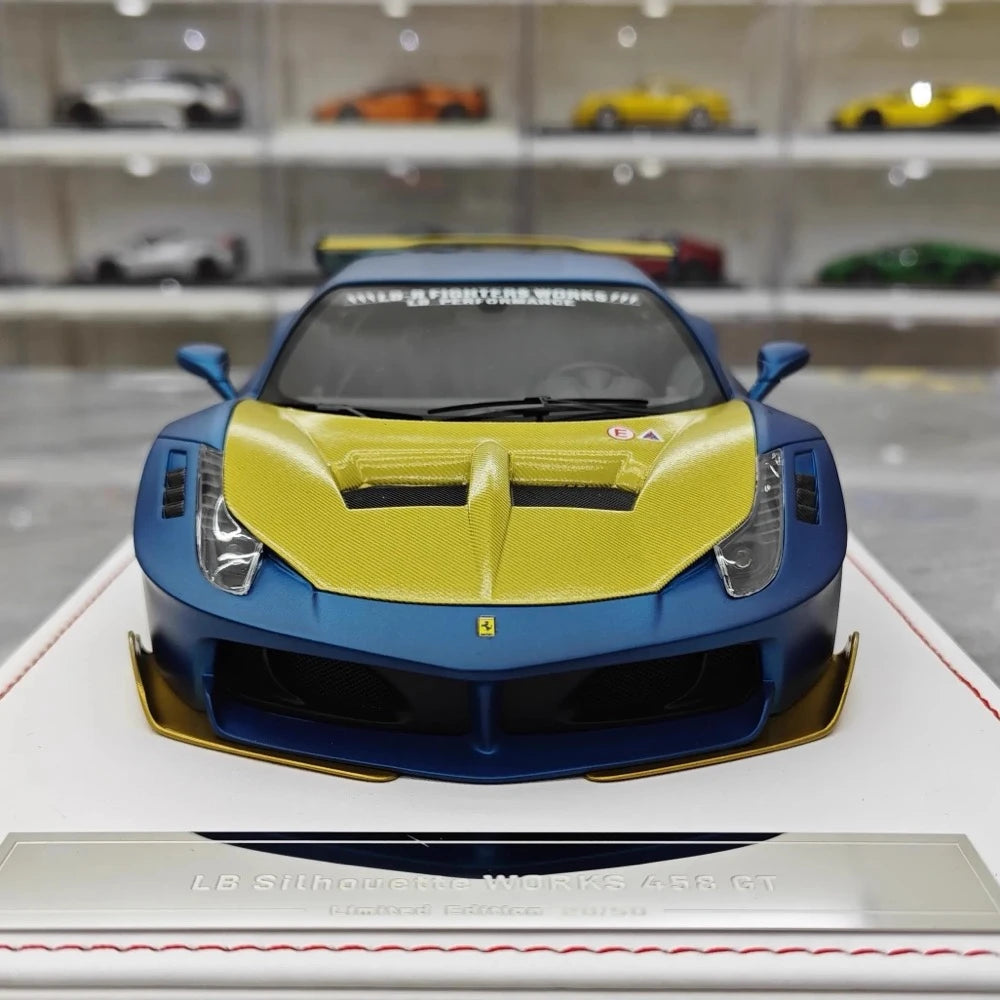 [IVY] 1:18 Ferrari 2009 458 Italia LBWK Silhouette GT Model Car Resin