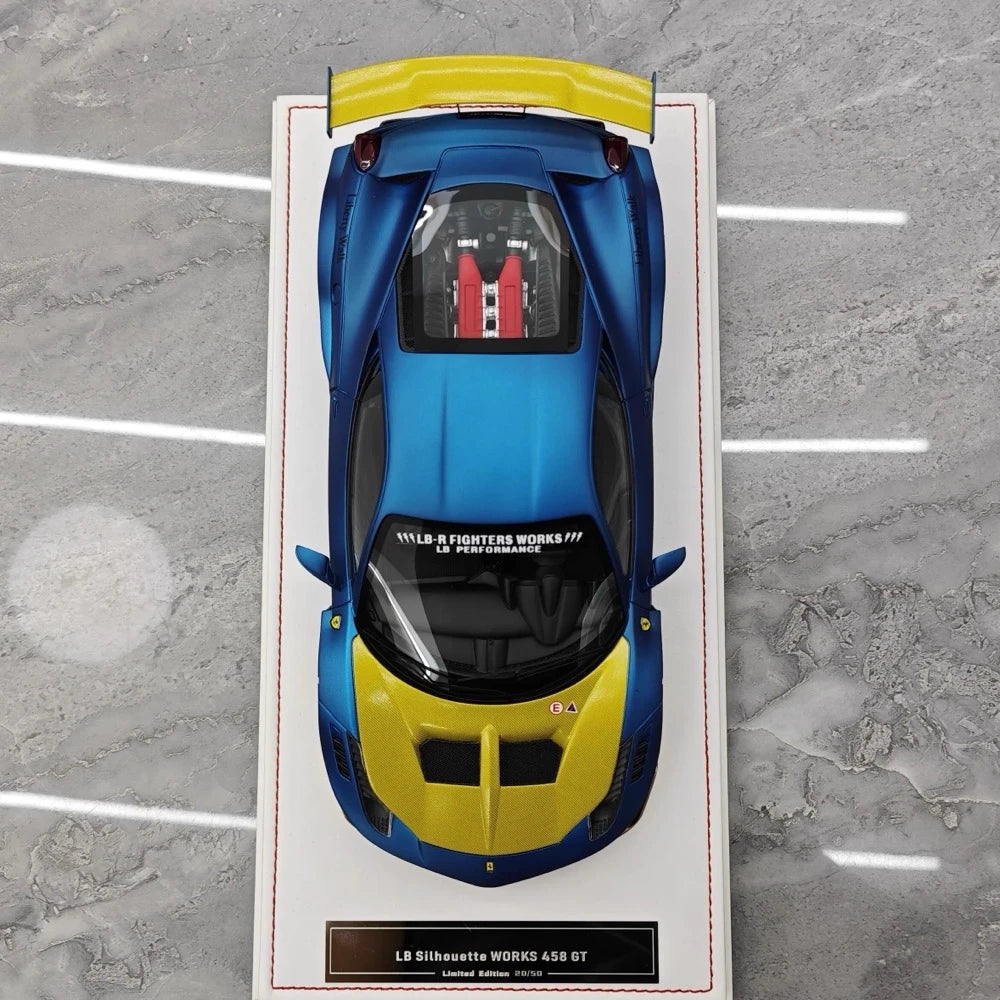 [IVY] 1:18 Ferrari 2009 458 Italia LBWK Silhouette GT Model Car Resin
