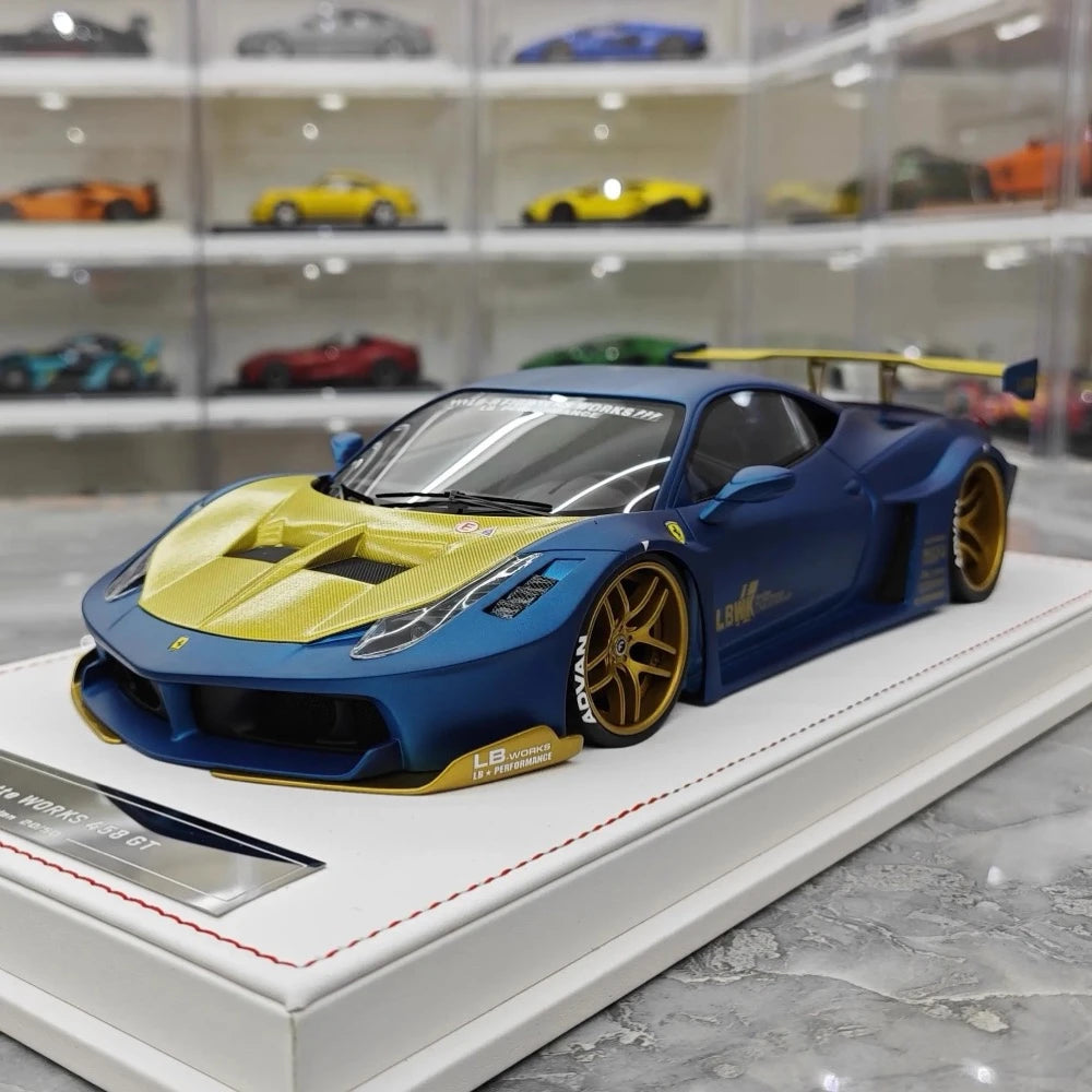 [IVY] 1:18 Ferrari 2009 458 Italia LBWK Silhouette GT Model Car Resin
