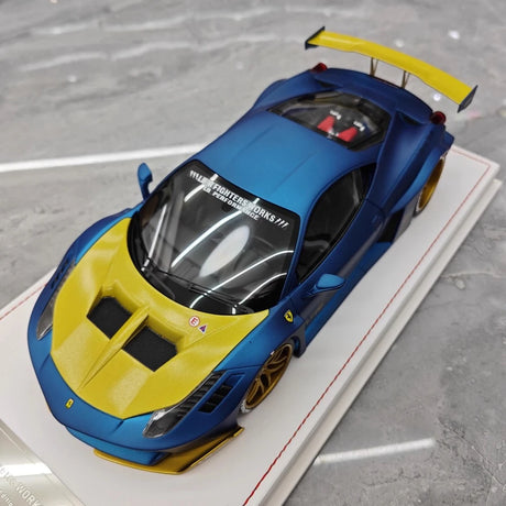 [IVY] 1:18 Ferrari 2009 458 Italia LBWK Silhouette GT Model Car Resin