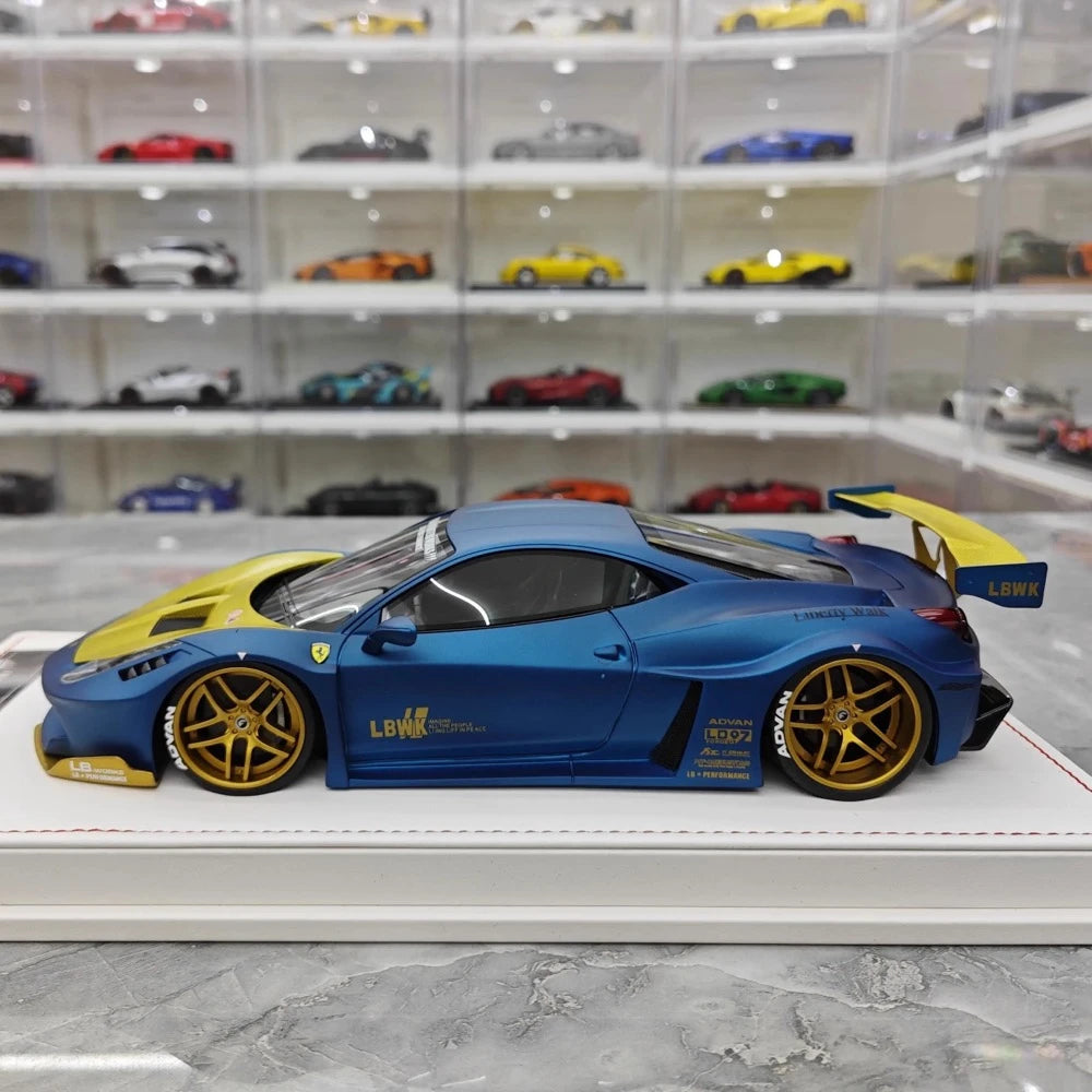 [IVY] 1:18 Ferrari 2009 458 Italia LBWK Silhouette GT Model Car Resin
