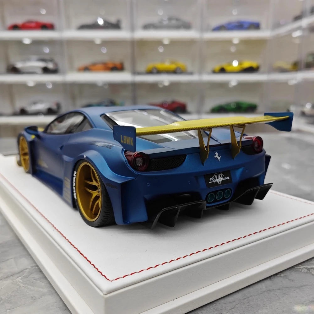 [IVY] 1:18 Ferrari 2009 458 Italia LBWK Silhouette GT Model Car Resin