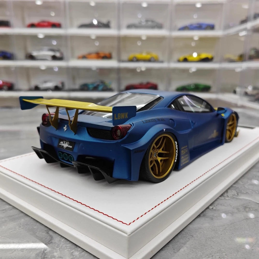 [IVY] 1:18 Ferrari 2009 458 Italia LBWK Silhouette GT Model Car Resin