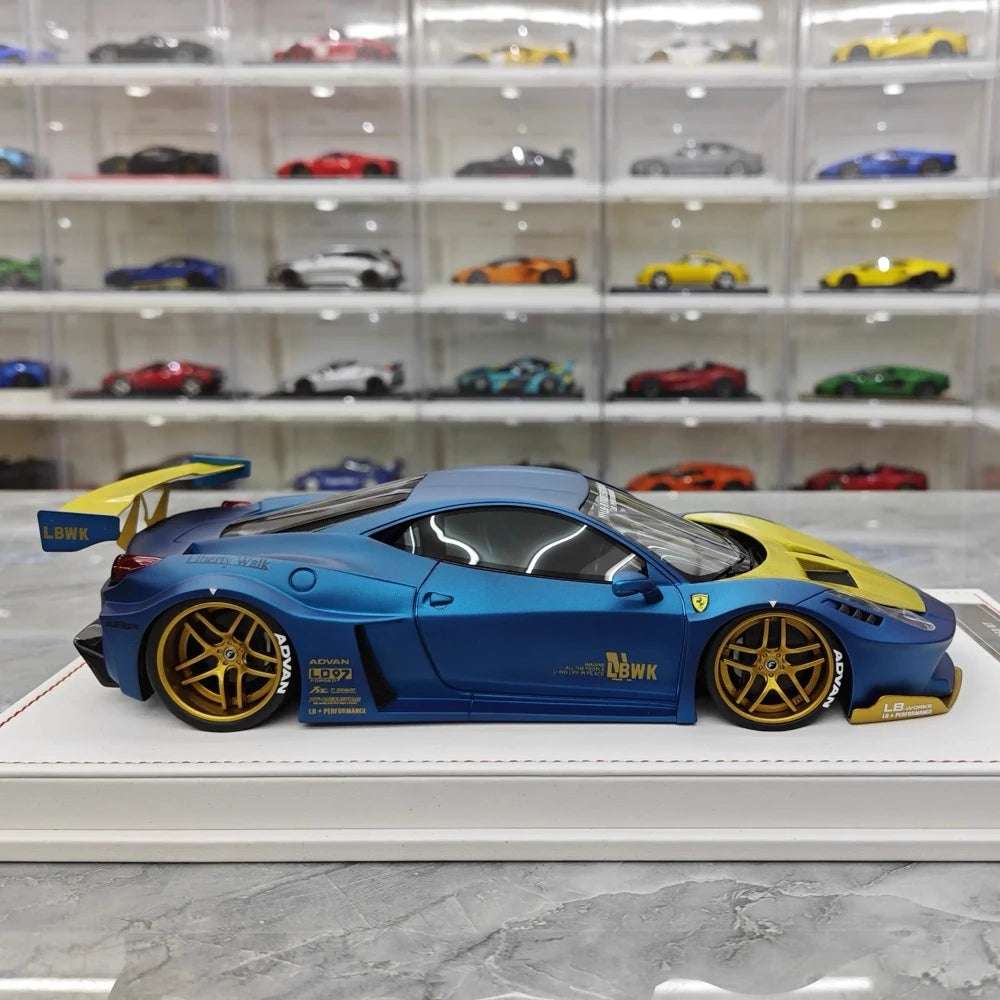 [IVY] 1:18 Ferrari 2009 458 Italia LBWK Silhouette GT Model Car Resin