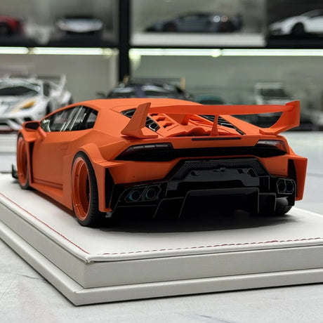 IVY Lamborghini 2014 Huracan LP610-4 LB-Works Orange 1:18 – Sammelobjekt-Resin-Modellharz