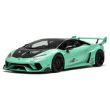 IVY Lamborghini 2014 Huracan LP610-4 LB-Works Tiffany Blue 1:18 – Resina Modelo de Resina de Coleção