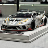 IVY Lamborghini 2014 Huracan LP610-4 LB-Works White 1:18 – keräilyhartsimalli