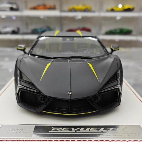 [IVY] 1:18 Lamborghini 2023 Revuelto Black Model Car Resin