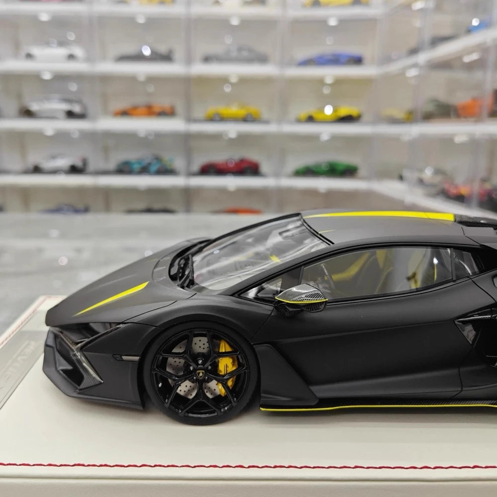 [IVY] 1:18 Lamborghini 2023 Revuelto noir voiture miniature Resin
