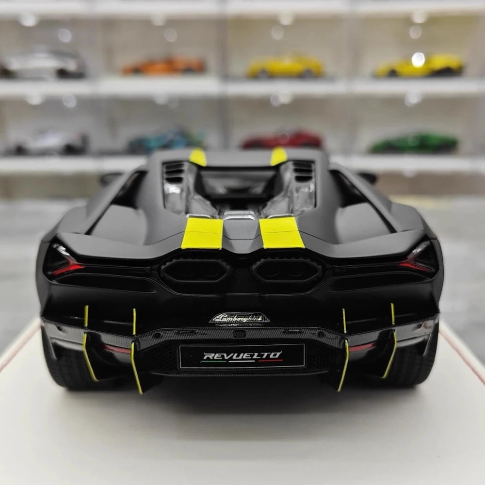 [IVY] 1:18 Lamborghini 2023 Revuelto noir voiture miniature Resin