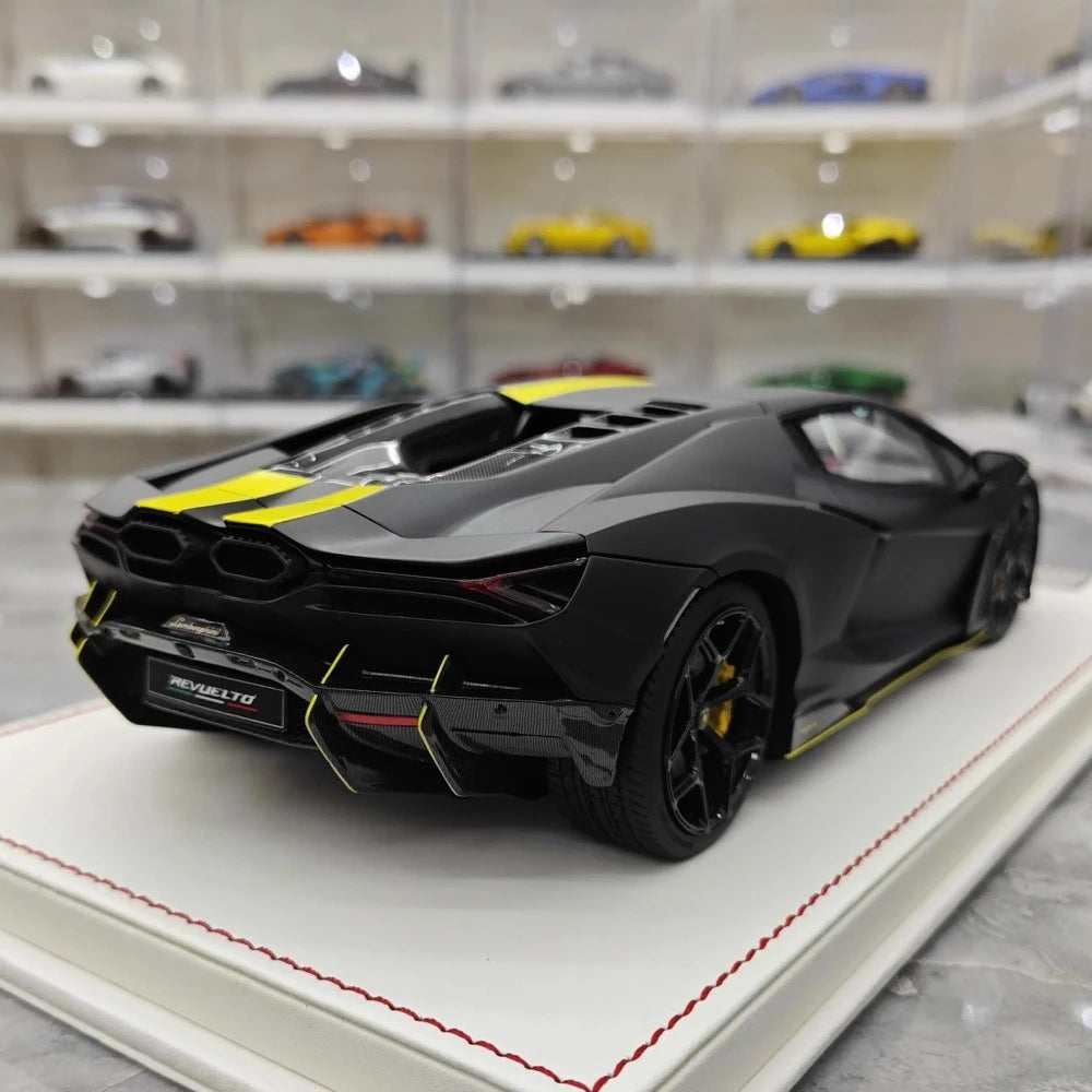 [IVY] 1:18 Lamborghini 2023 Revuelto noir voiture miniature Resin