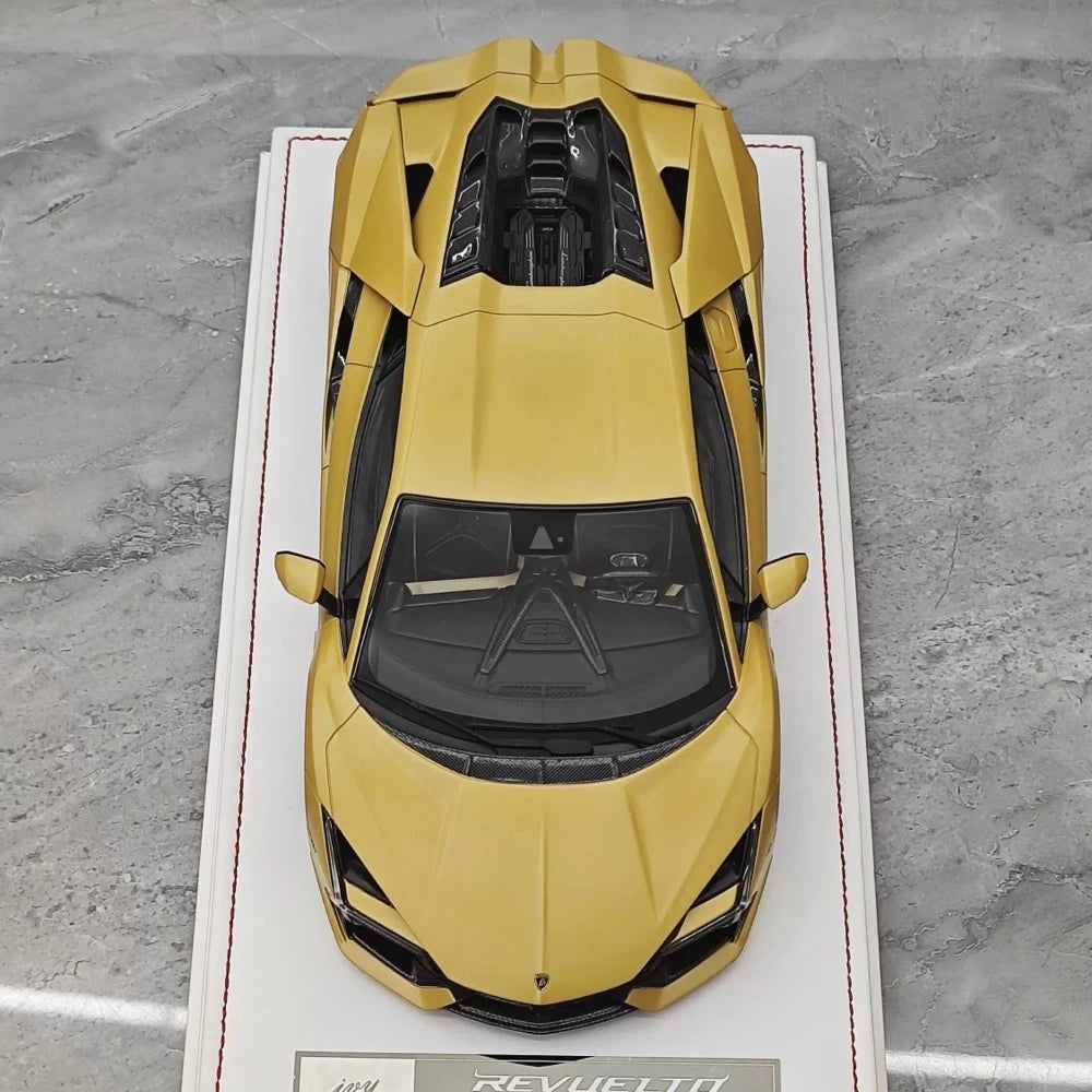 [IVY] 1:18 Lamborghini 2023 Revuelto Gold Model Car Resin