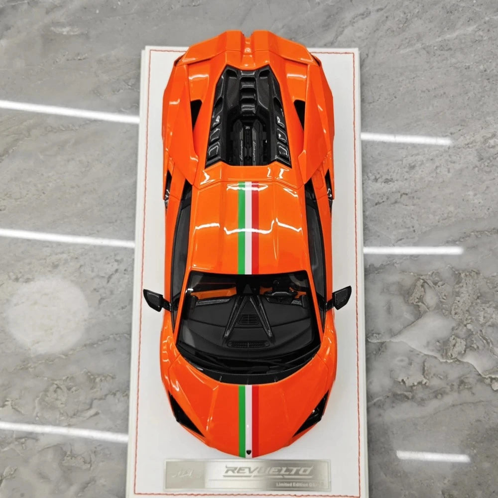 [IVY] 1:18 Lamborghini 2023 Revuelto Orange Model Car Resin