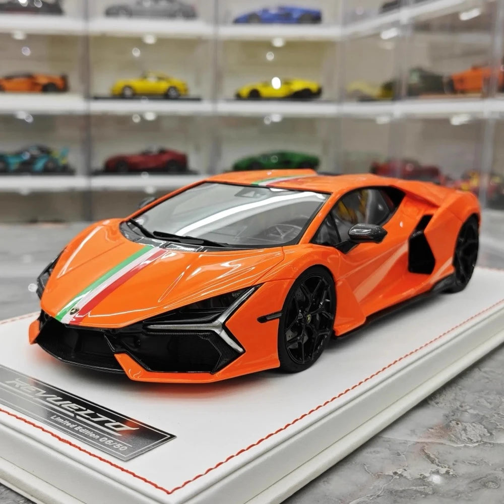 [IVY] 1:18 Lamborghini 2023 Revuelto Orange Model Car Resin
